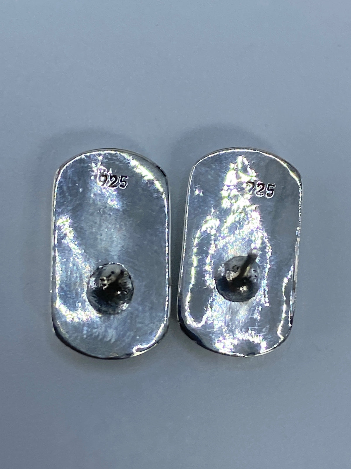 Aretes de Plata con Ópalo de Fuego — Taxco 925 — foto 5