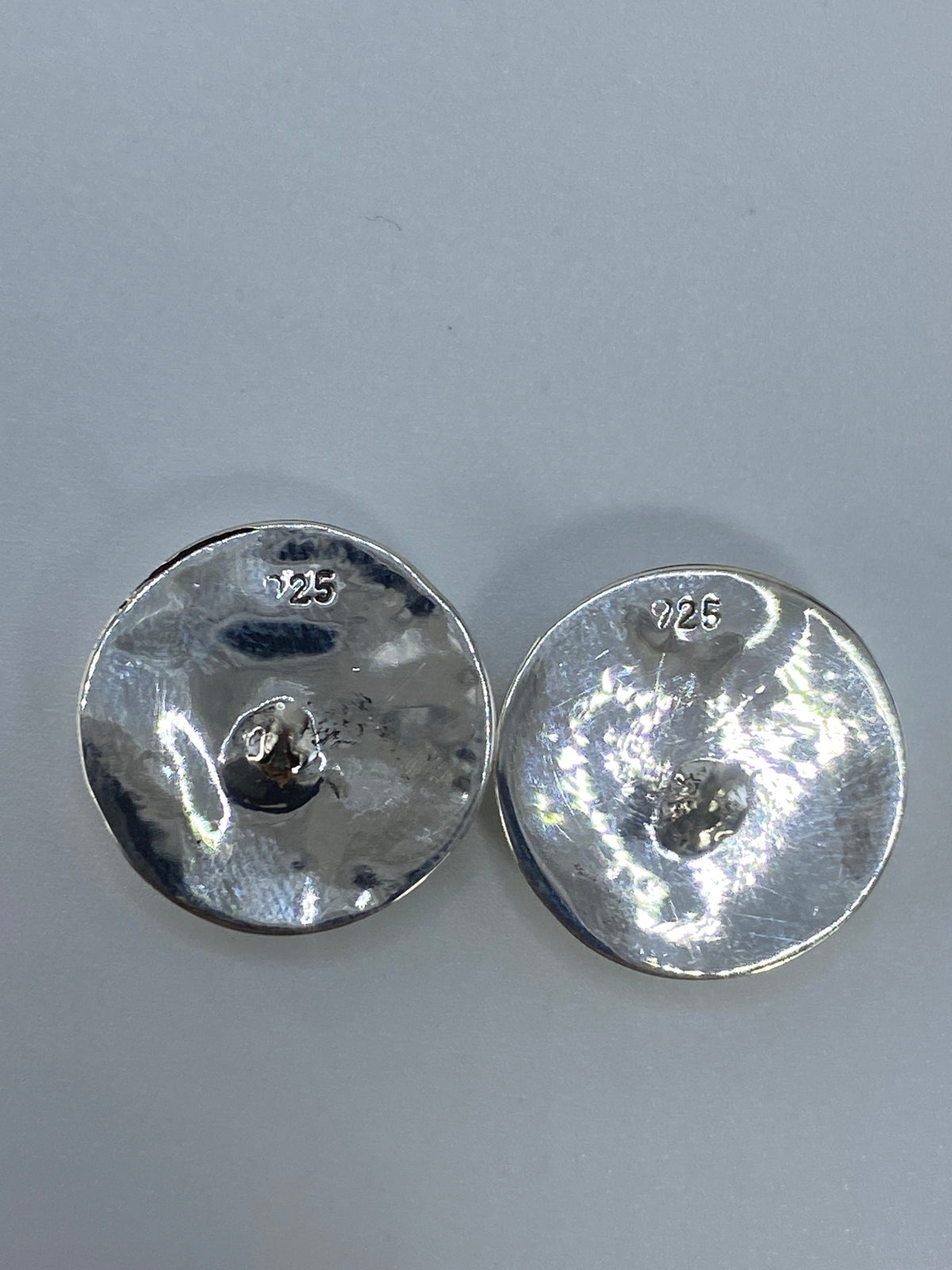 Aretes de Plata con Ópalo de Fuego Verde — Taxco 925 — foto 5