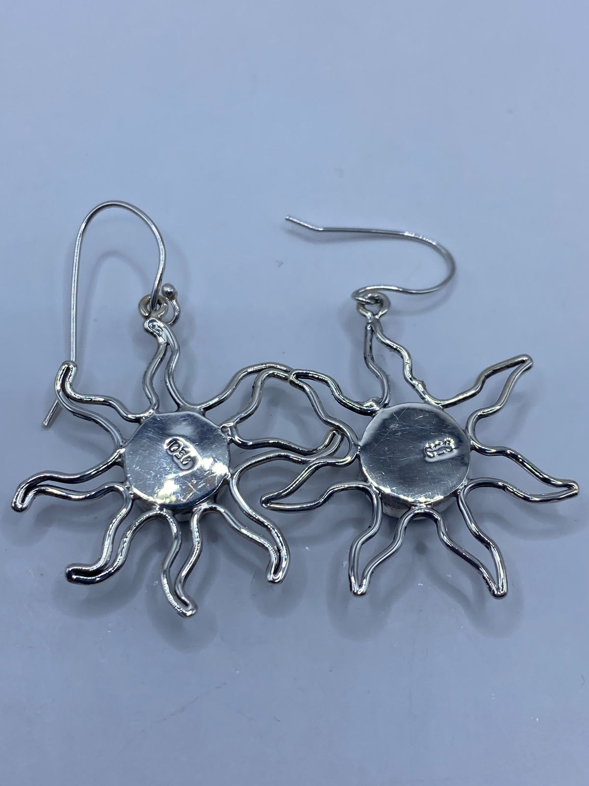 Aretes Plata Ópalo de Fuego Azul — Taxco 950 — foto 5