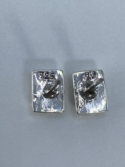 Aretes de Plata con Opalo de Fuego — Taxco 925 — foto 5