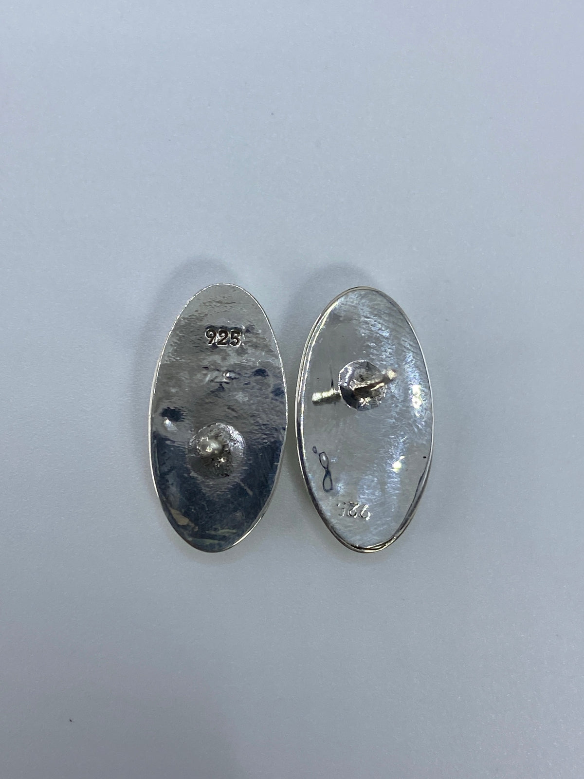 Aretes de Plata con Ópalo de Fuego — Taxco 925 — foto 5