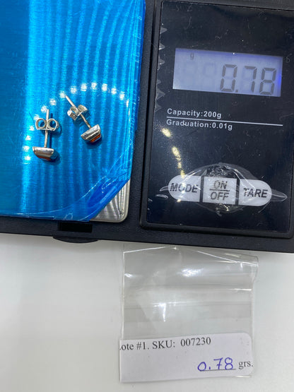 Aretes Plata Ópalo de Fuego Naranja — Taxco 925 — foto 6