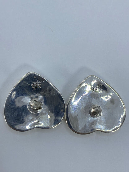 Aretes de Plata con Opalo de Fuego Verde — Taxco 925 — foto 5