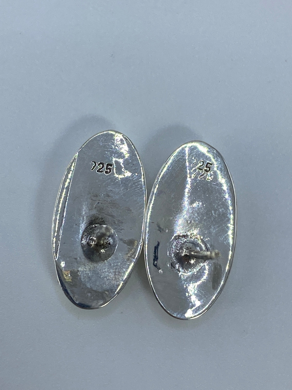 Aretes de Plata con Ópalo de Fuego Verde — Taxco 925 — foto 5