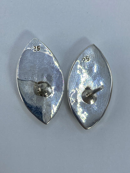 Aretes Plata Ópalo de Fuego Multicolor — Taxco 925 — foto 5