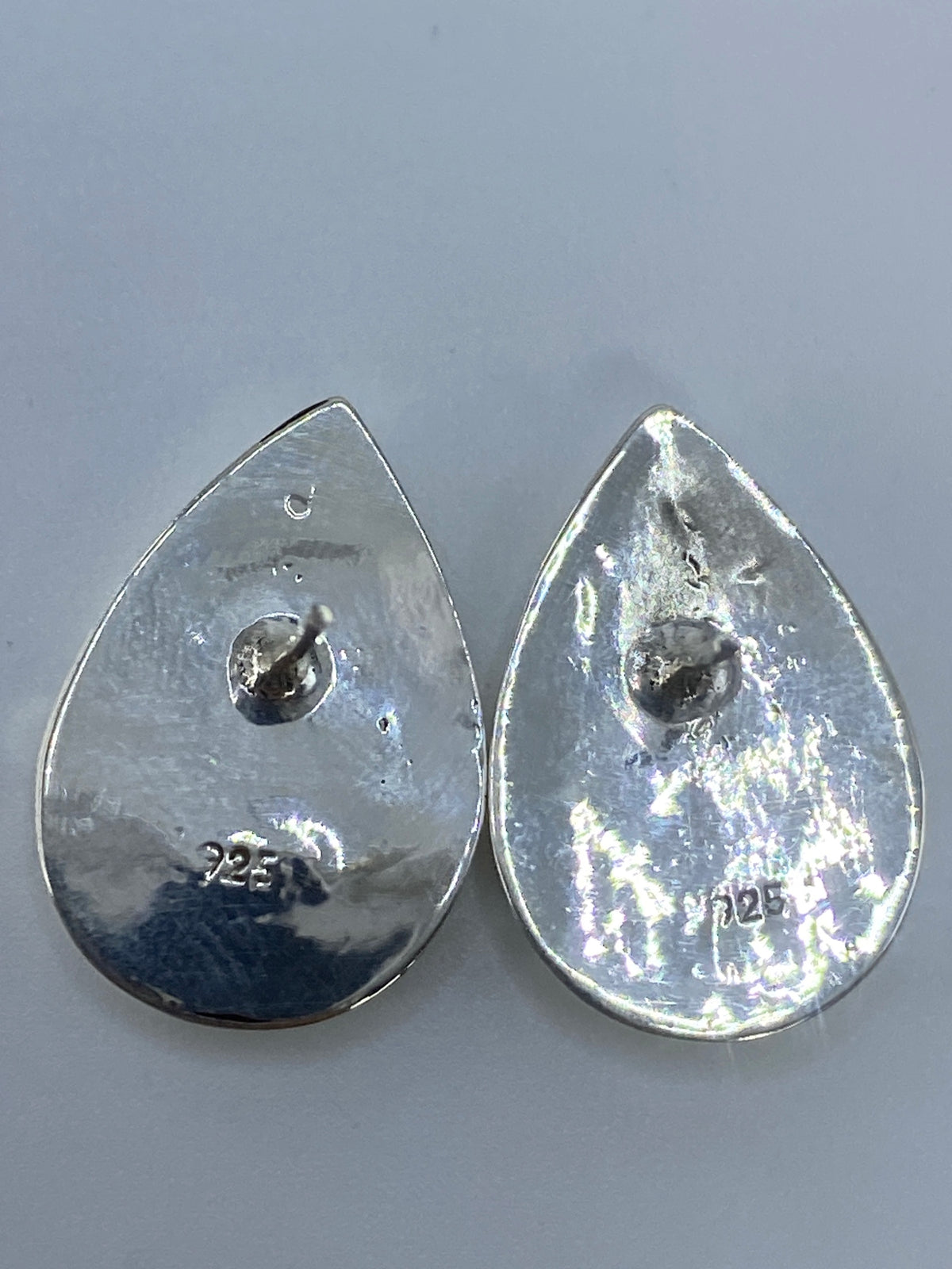 Aretes de Plata con Ópalo de Fuego — Taxco 925 — foto 5