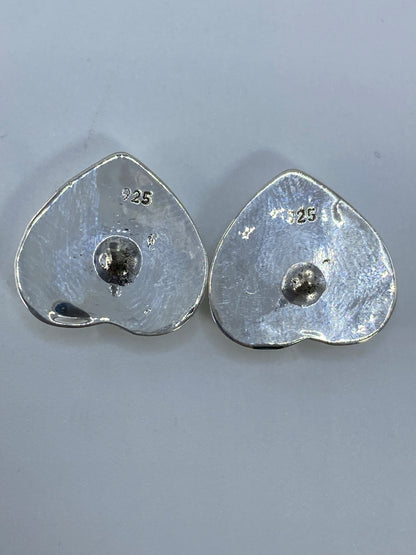 Aretes de Plata con Ópalo de Fuego Verde — Taxco 925 — foto 5