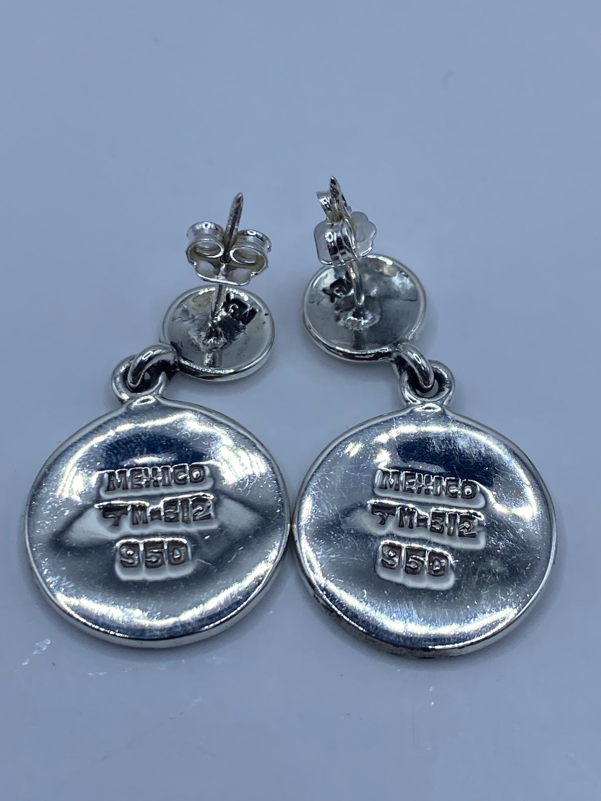 Aretes Plata 950 Ópalo de Fuego Pirámide Taxco — foto 5