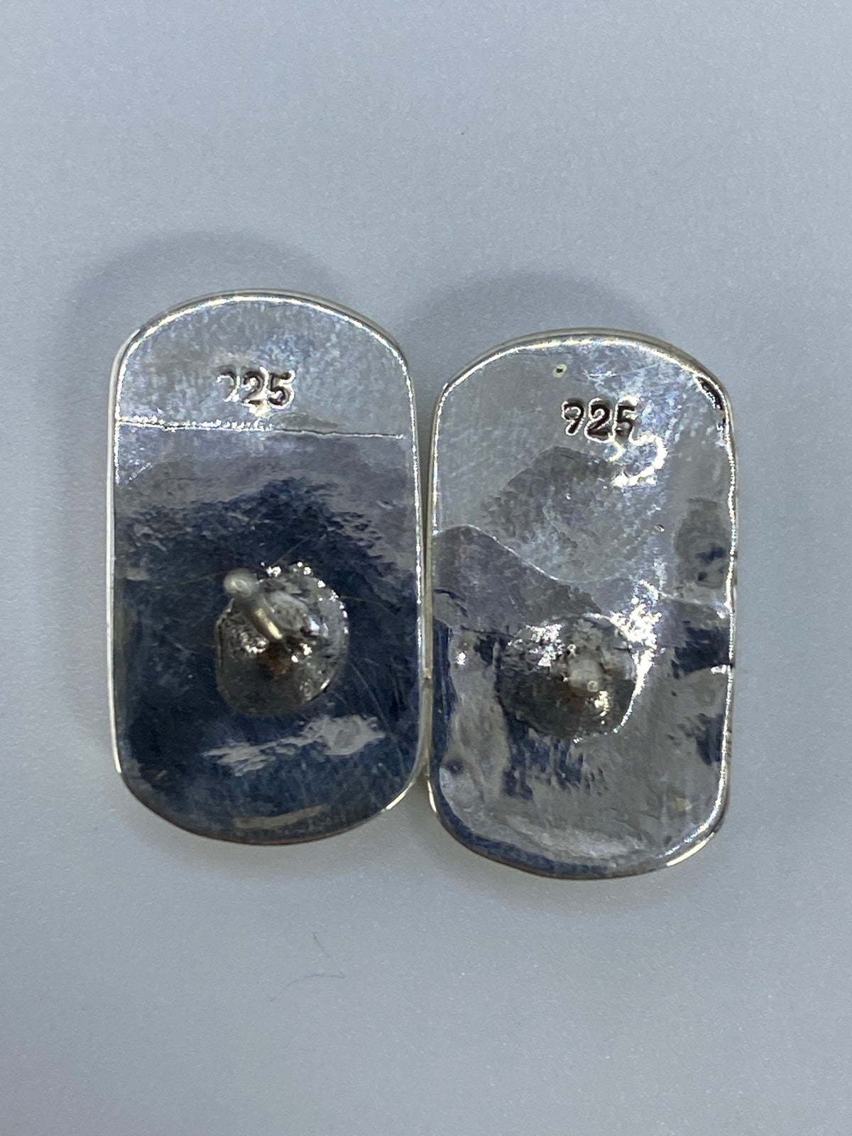 Aretes de Plata con Ópalo de Fuego — Taxco 925 — foto 5