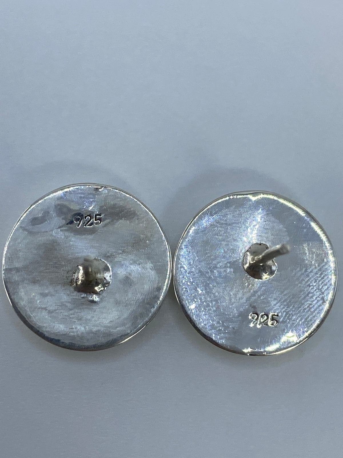 Aretes de Plata con Ópalo de Fuego — Taxco 925 — foto 5