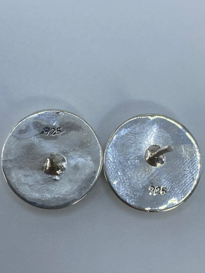 Aretes de Plata con Ópalo de Fuego — Taxco 925 — foto 5