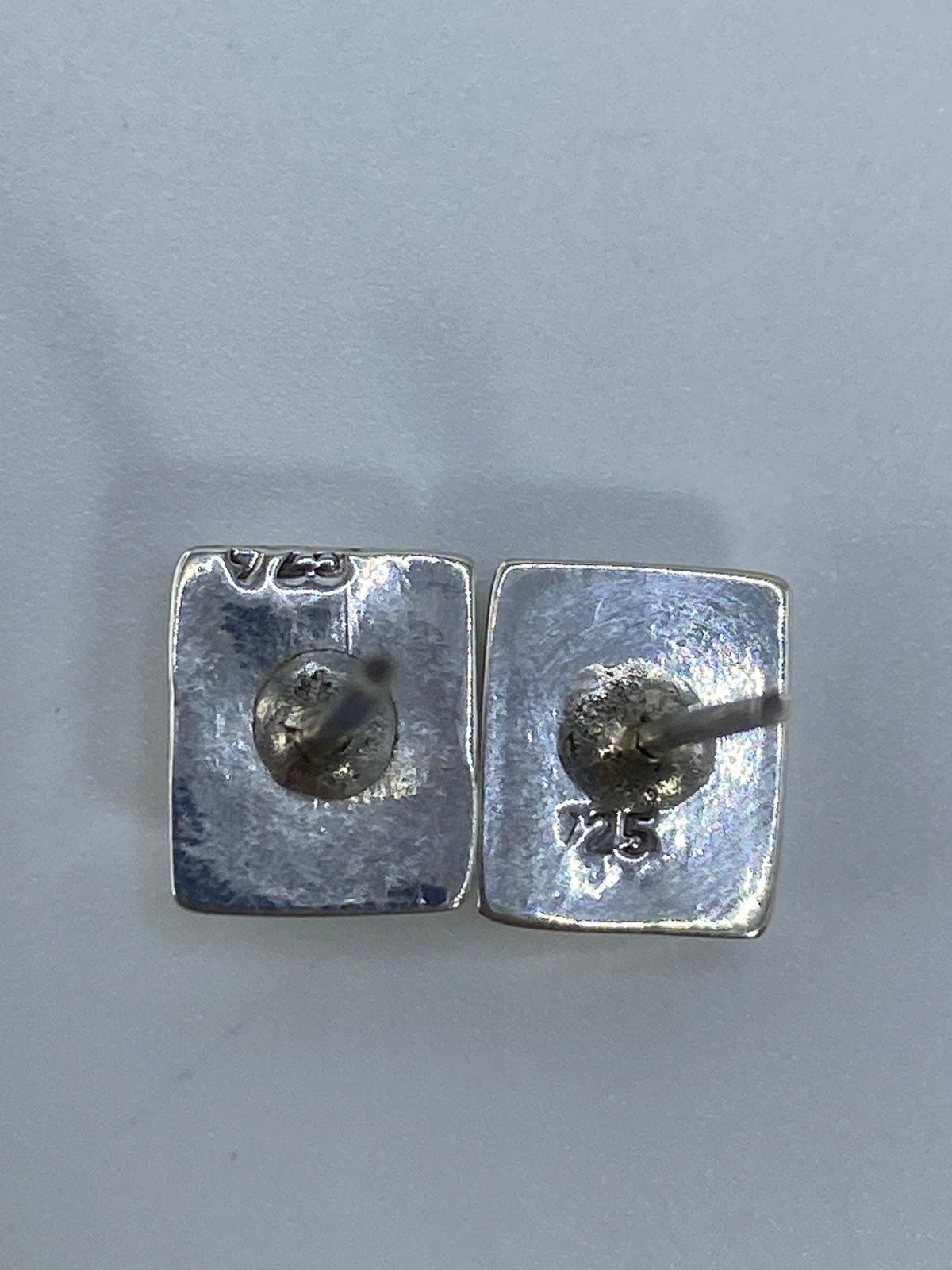 Aretes de Plata con Ópalo de Fuego — Taxco 925 — foto 5