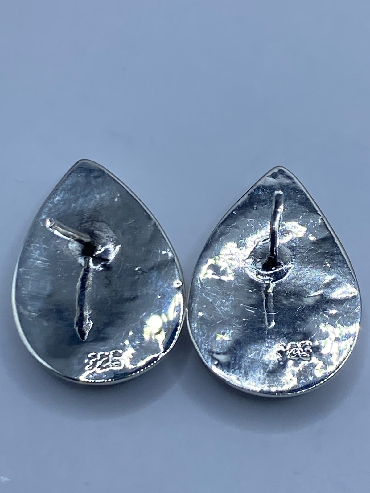 Aretes de Plata con Ópalo de Fuego — Taxco 925 — foto 5
