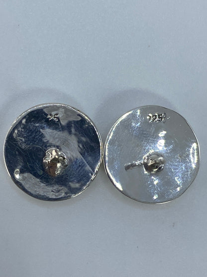 Aretes de Plata Ópalo de Fuego Rosa — Taxco 925 — foto 5