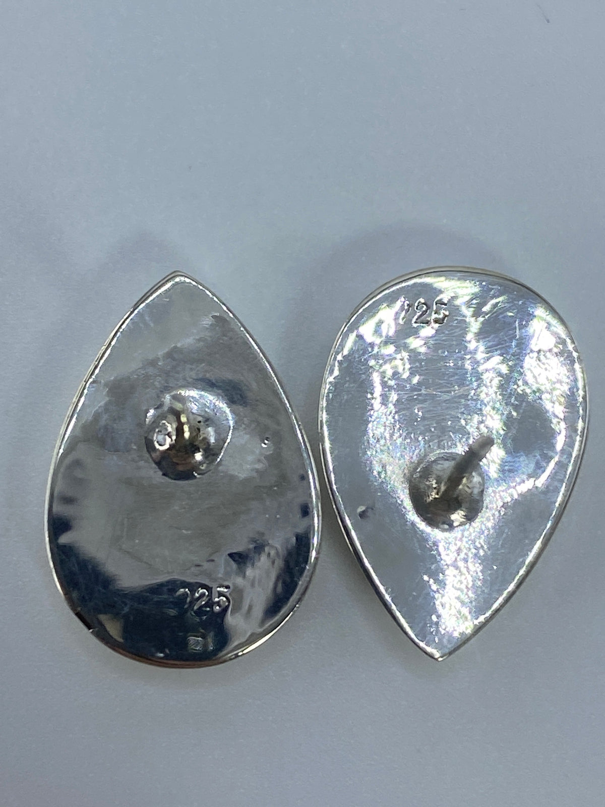 Aretes de Plata con Ópalo de Fuego Rosa — Taxco — foto 5