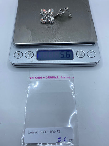 Aretes de Plata Ópalo de Fuego — Taxco 925 — foto 6