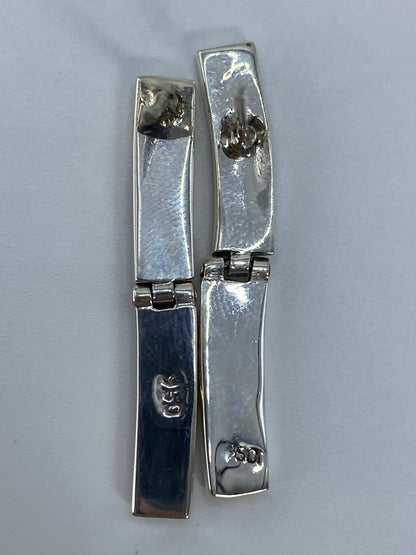 Aretes Plata Ópalo de Fuego — Taxco 925 — foto 5