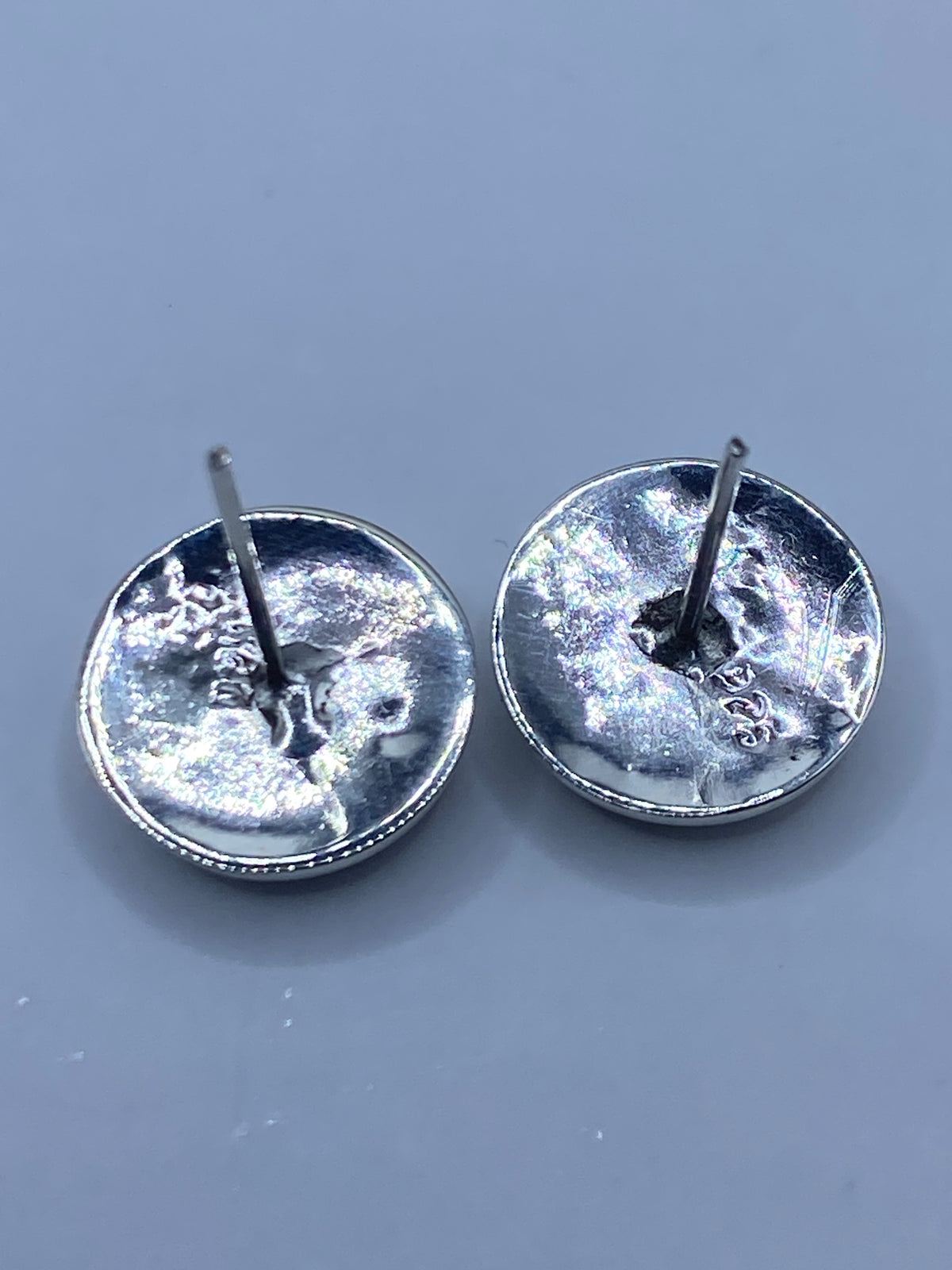 Aretes de Plata 925 con Piedra Morada — Taxco — foto 5