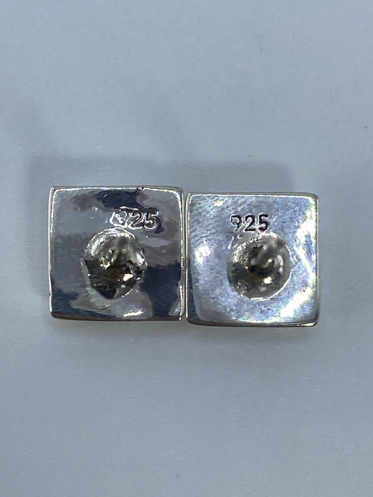 Aretes de Plata con Ópalo de Fuego Rosa — Taxco 925 — foto 5