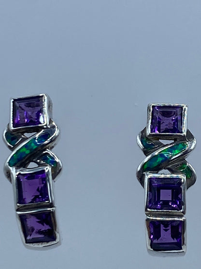 Aretes en medidor — largo total 2 cm con gancho
