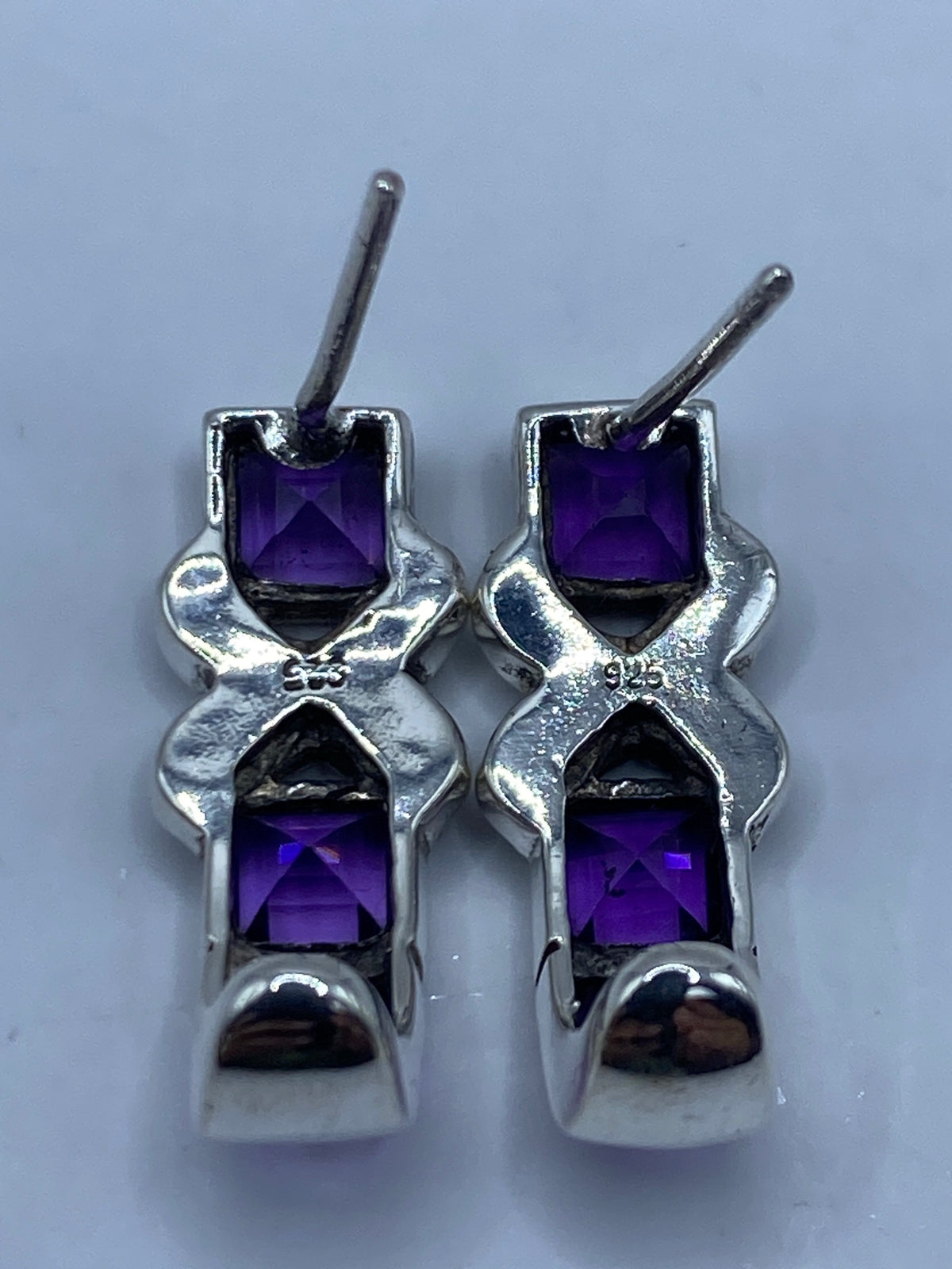 Aretes Plata Ópalo de Fuego Azul — Taxco 925 — foto 5