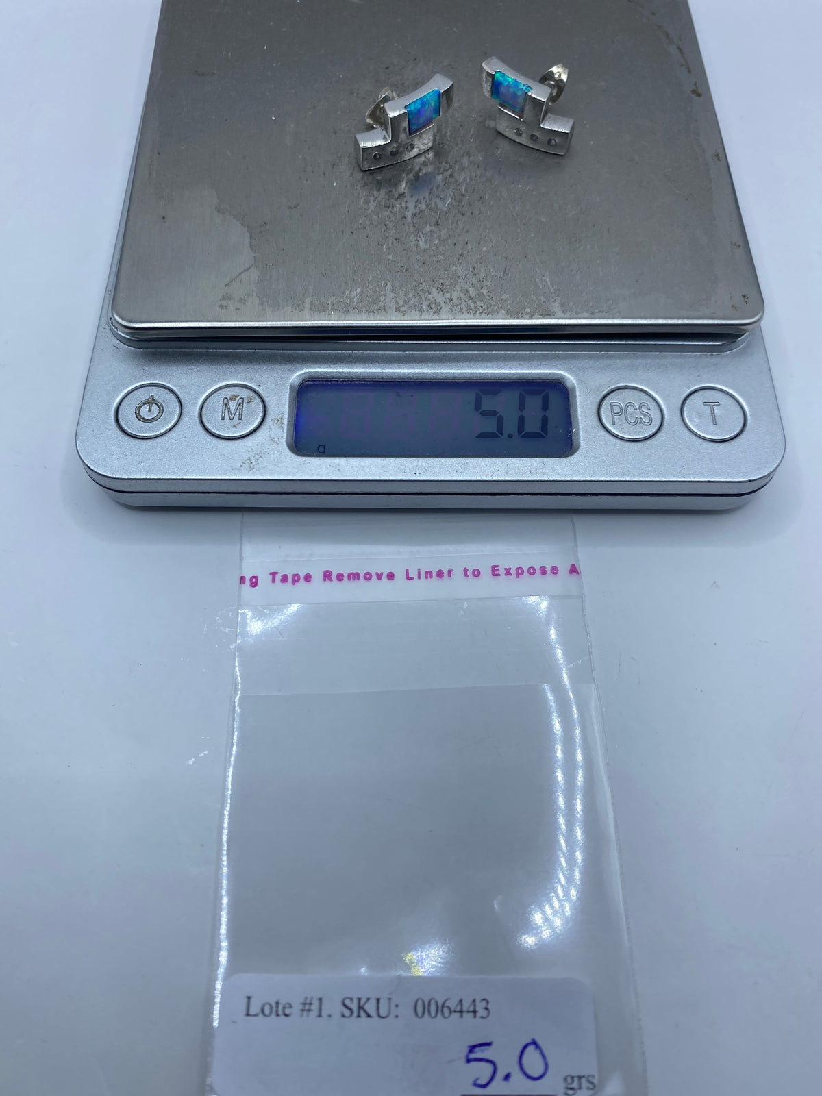 Aretes de Plata Ópalo de Fuego — Taxco 925 — foto 6