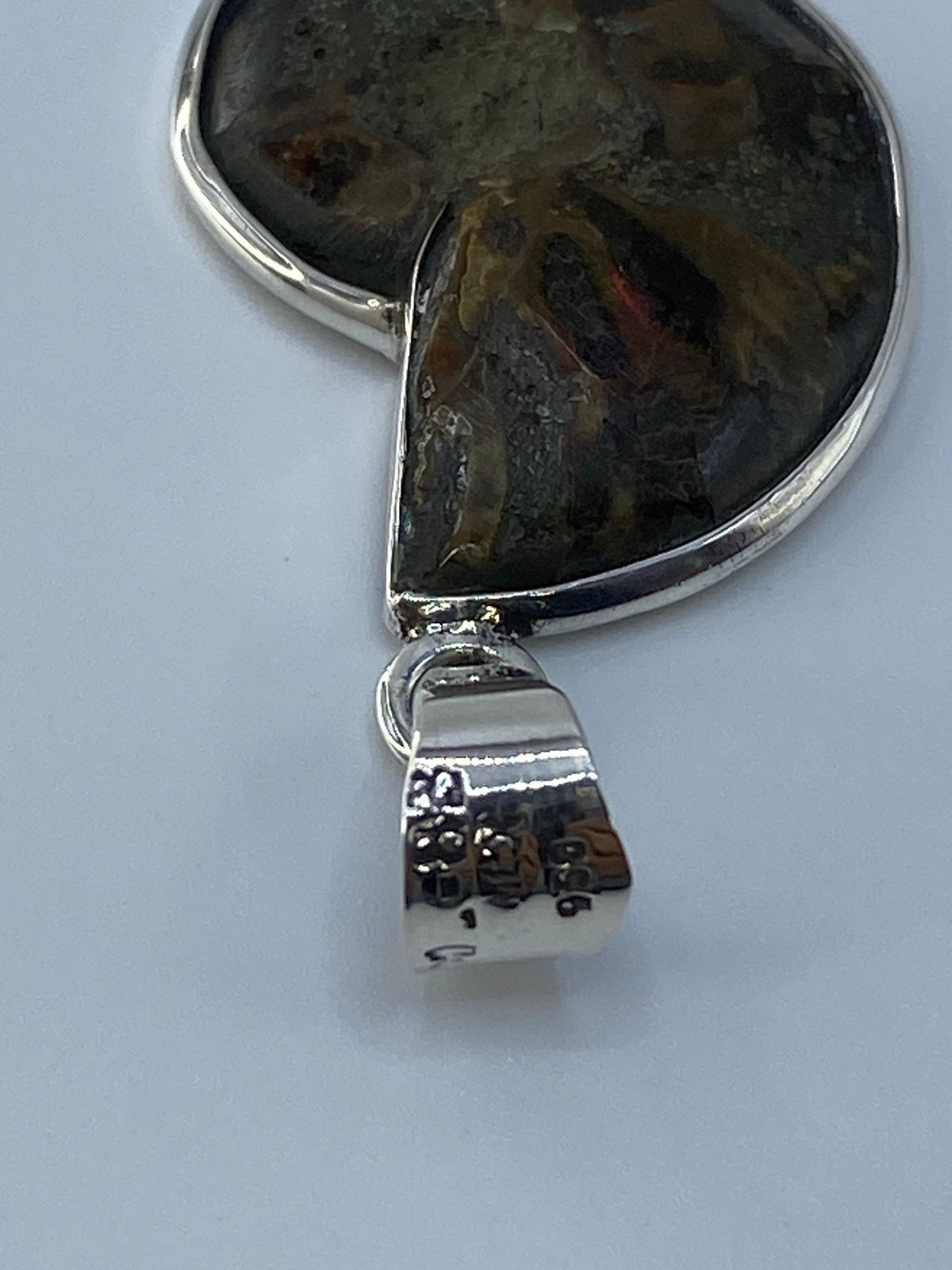 Dije Plata 950 Ópalo de Fuego Naranja — Taxco — foto 5