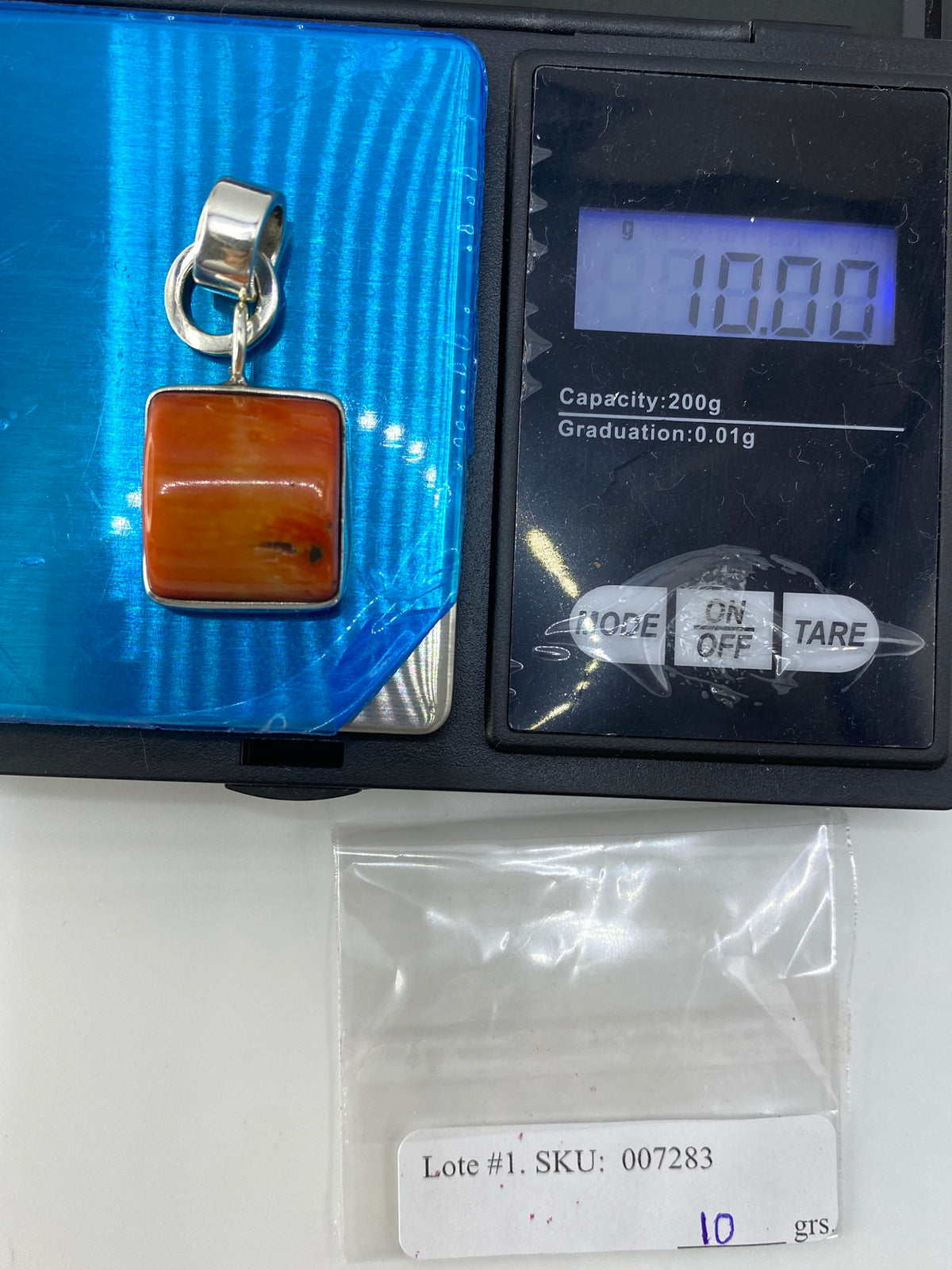 Dije Plata 925 con Piedra Naranja — Taxco — foto 6