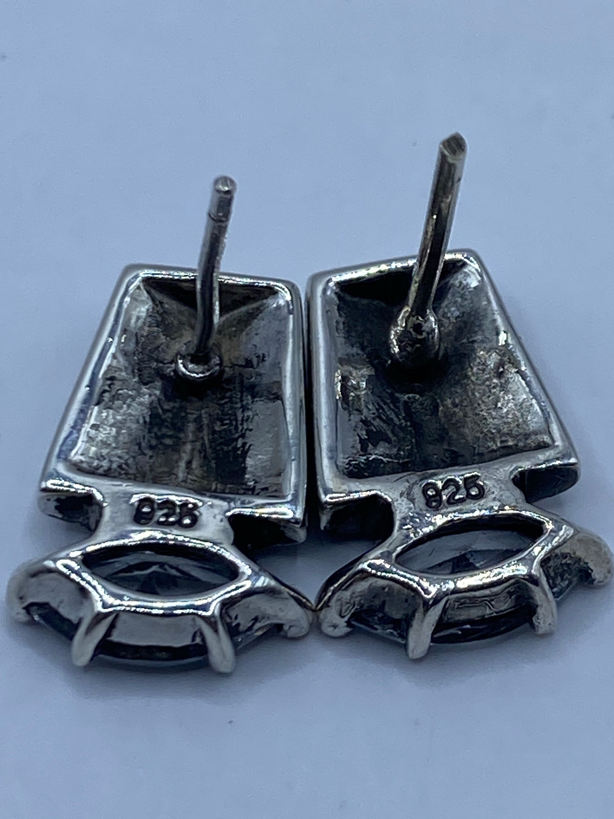 Aretes de Plata con Ópalo de Fuego Verde — Taxco 925 — foto 5