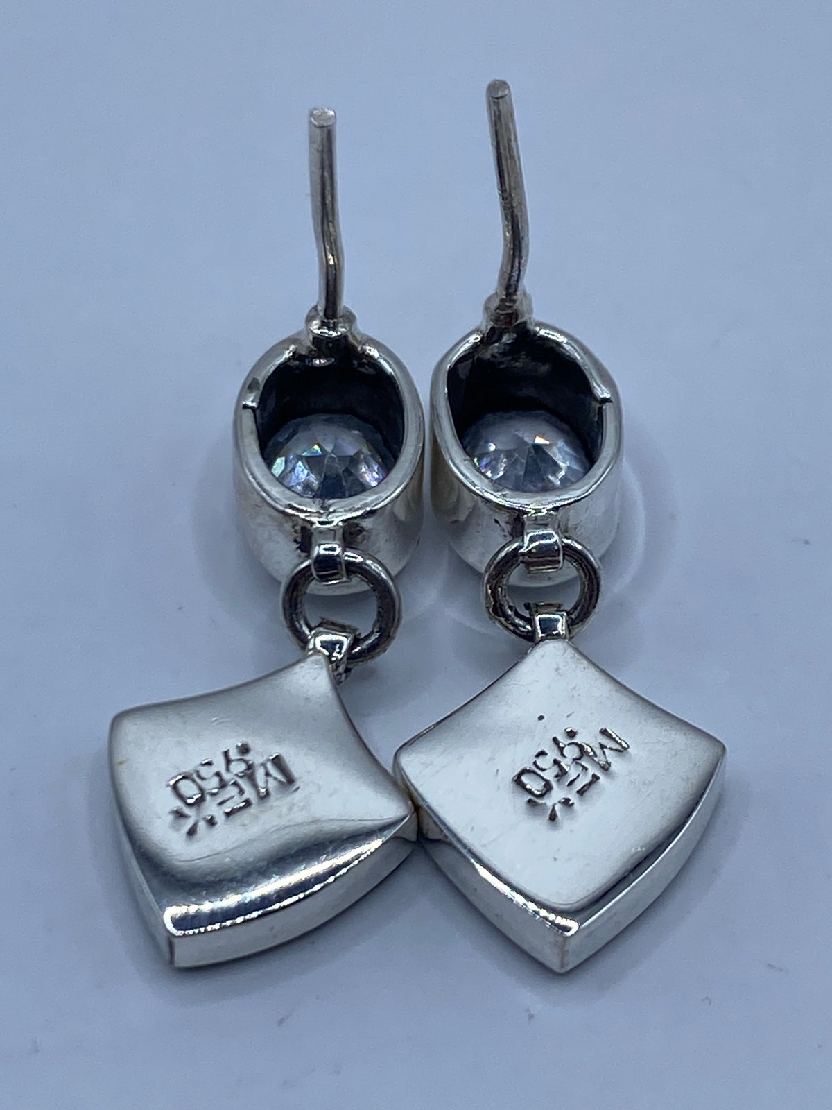 Aretes Plata Ópalo de Fuego Verde Limón — Taxco 950 — foto 5