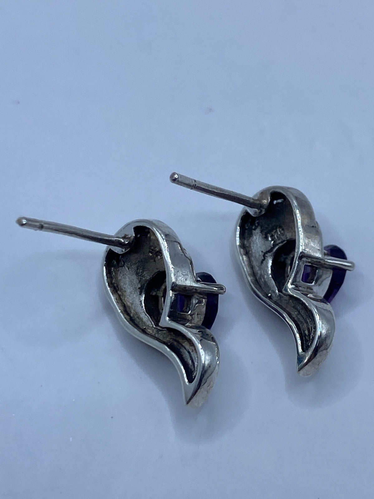 Aretes de Plata Ópalo de Fuego — Diseño Minimalista — foto 5