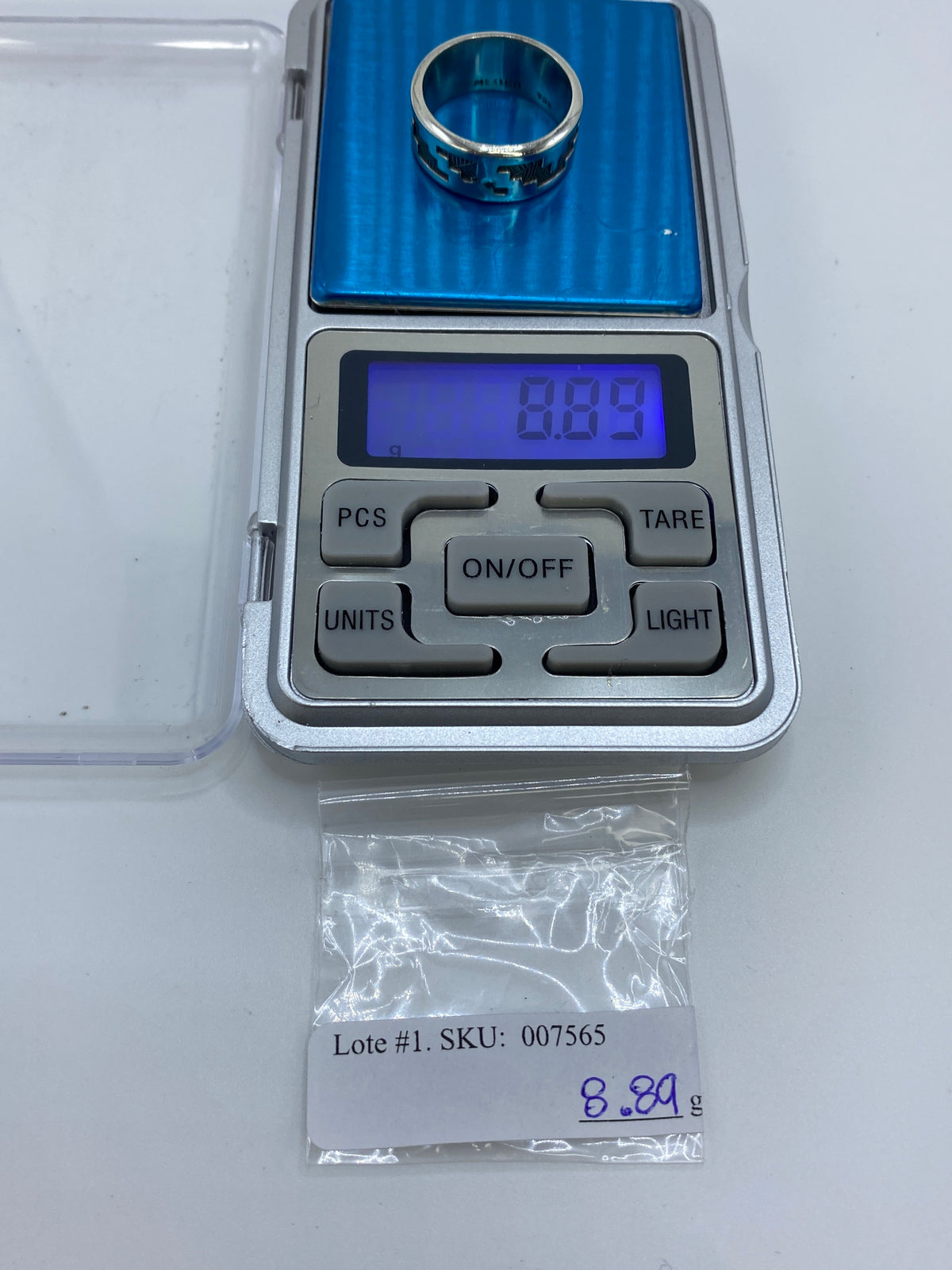 Anillo de Plata Repujado Geométrico — Taxco 925 — foto 6
