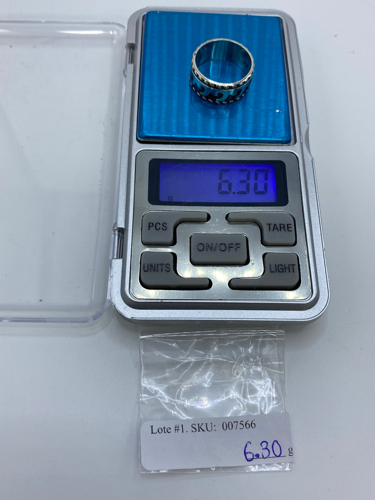 Anillo de Plata Repujado Olas — Taxco 925 — foto 6