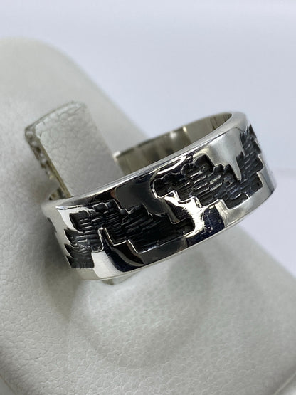 Detalle del reverso mostrando la marca del Quinto 925