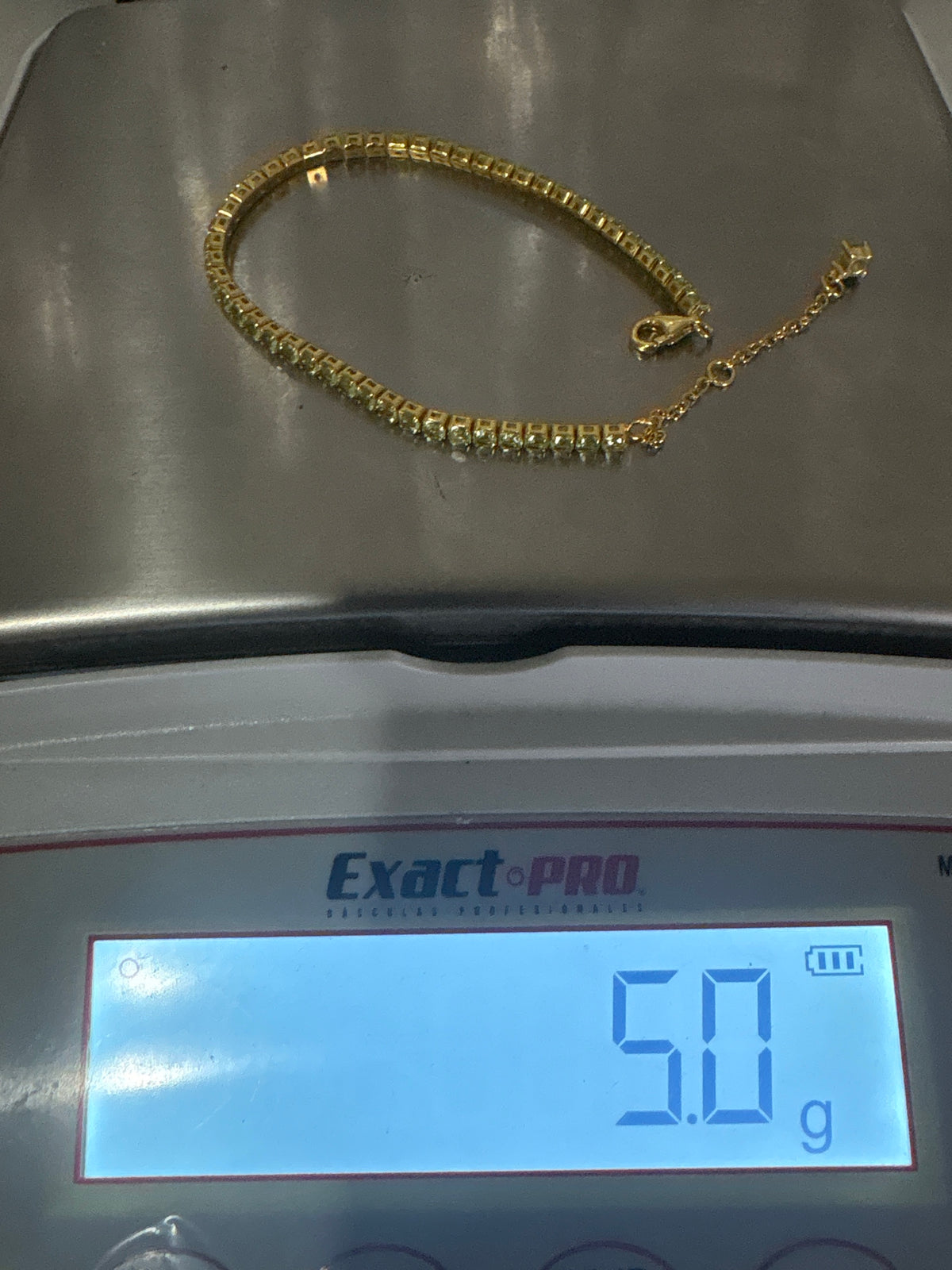 Pulsera de Plata con Circonia Verde — Bravo Joyería Taxco — foto 7