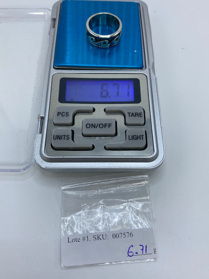 Anillo de Plata Repujado Geométrico — Taxco 925 — foto 6