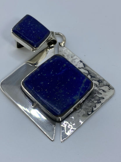Dije de Plata Lapislazuli Geometrico — Taxco 925 — foto 5