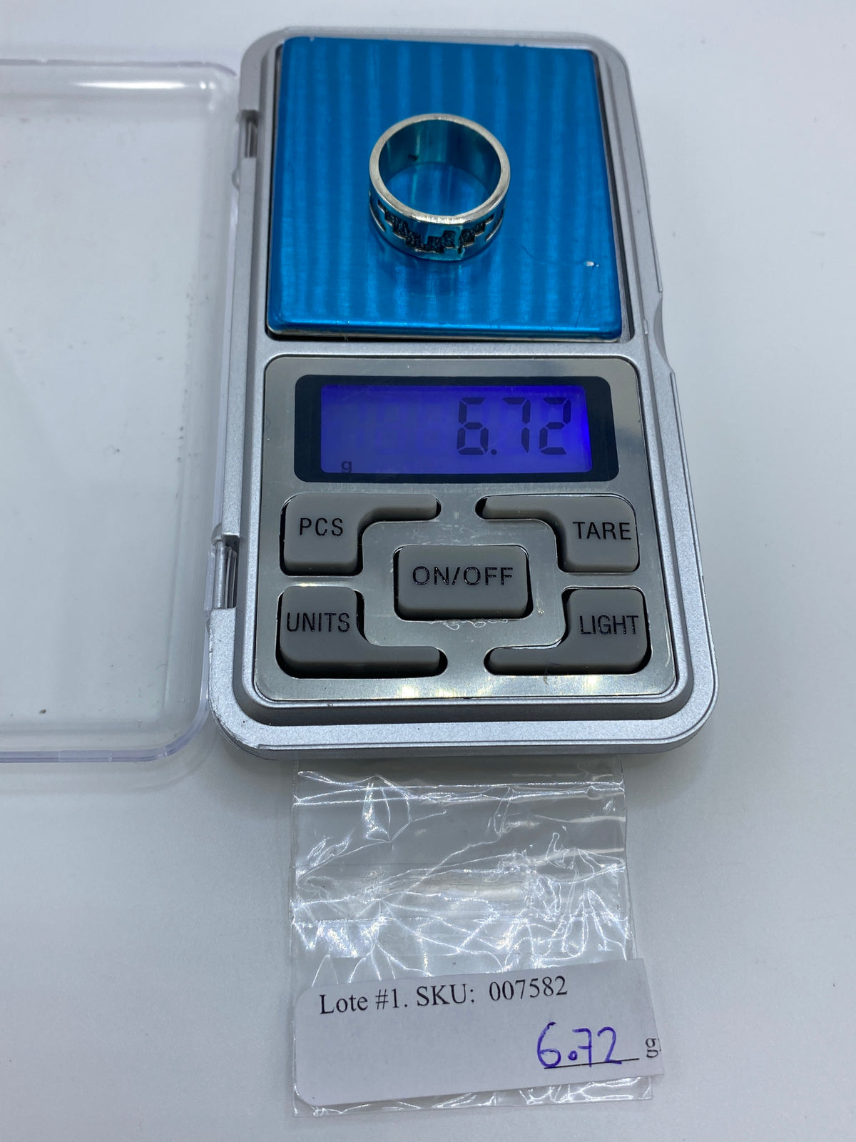 Anillo de Plata Repujado Prehispánico — Taxco 925 — foto 6