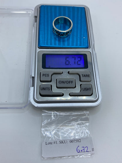Anillo de Plata Repujado Prehispánico — Taxco 925 — foto 6