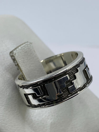 Detalle del interior del anillo con marca MEXICO925 auténtica