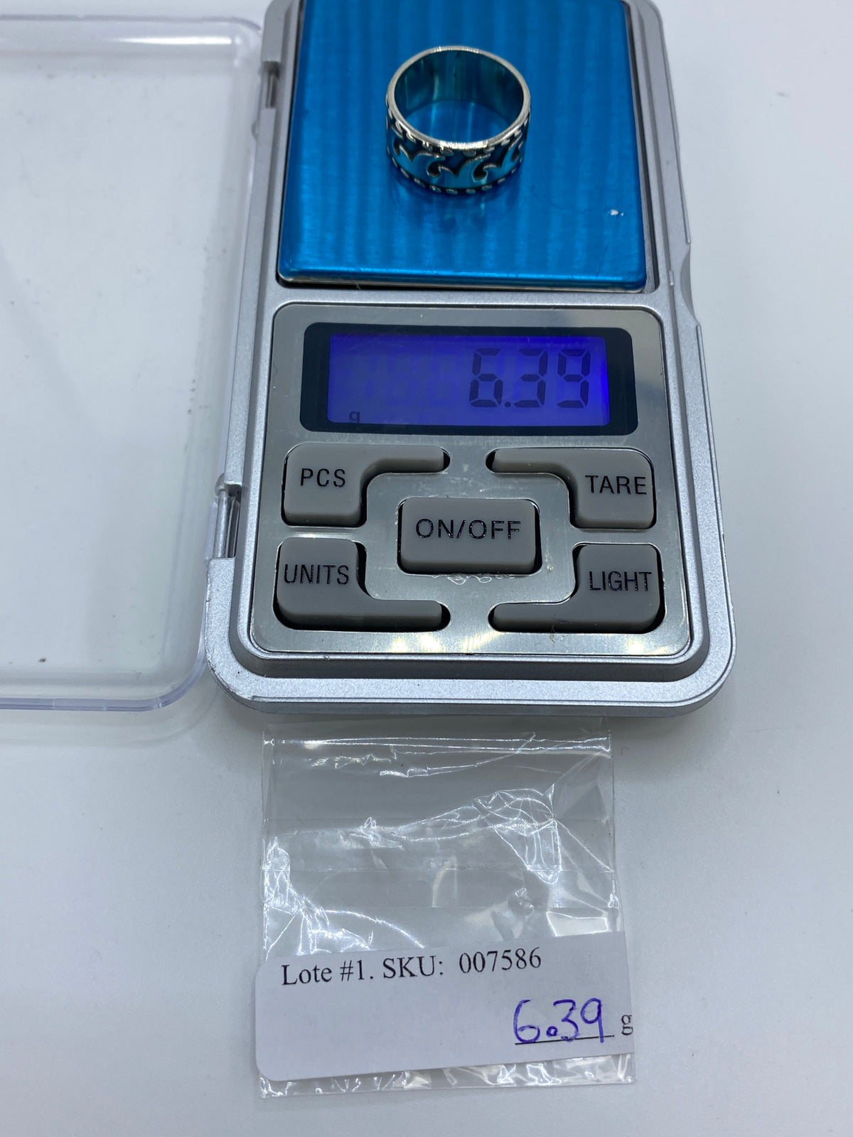 Anillo de Plata Repujado Étnico — Taxco 925 — foto 6