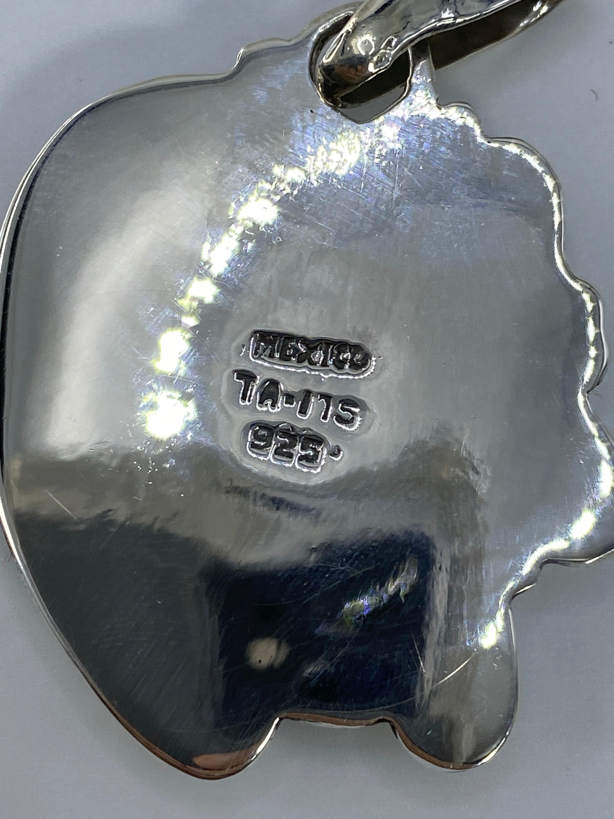 Dije de Plata Turquesa Azul Cielo — Taxco 925 — foto 5