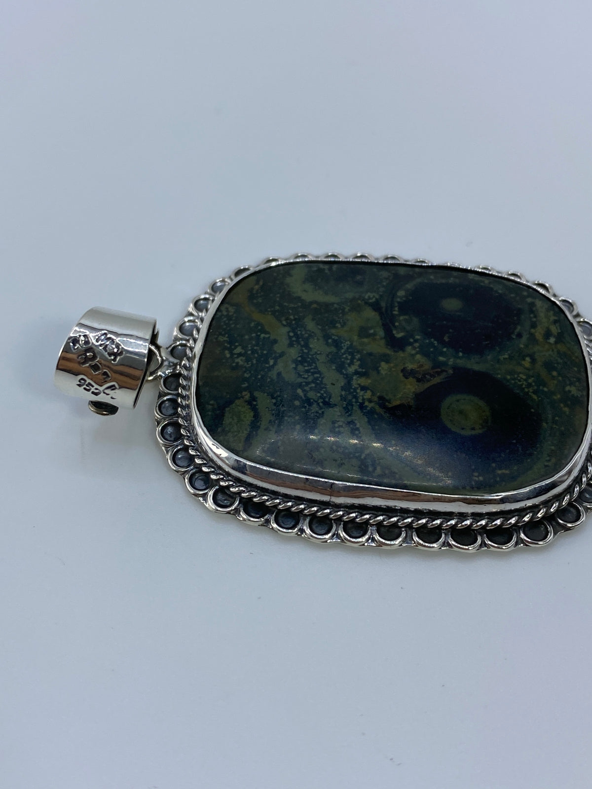 Dije de Plata 950 con Piedra Verde — Taxco — foto 5