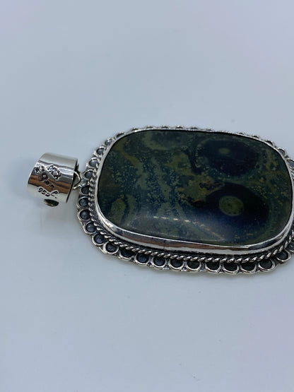 Dije de Plata 950 con Piedra Verde — Taxco — foto 5