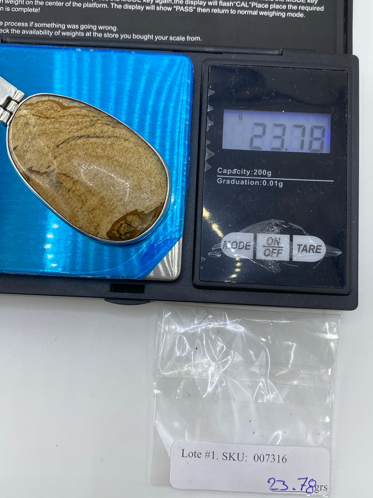 Dije Plata 925 con Piedra Natural — Taxco — foto 6
