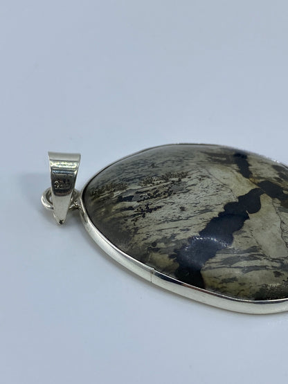 Dije de Plata 925 Vintage con Piedra Natural — Taxco — foto 5