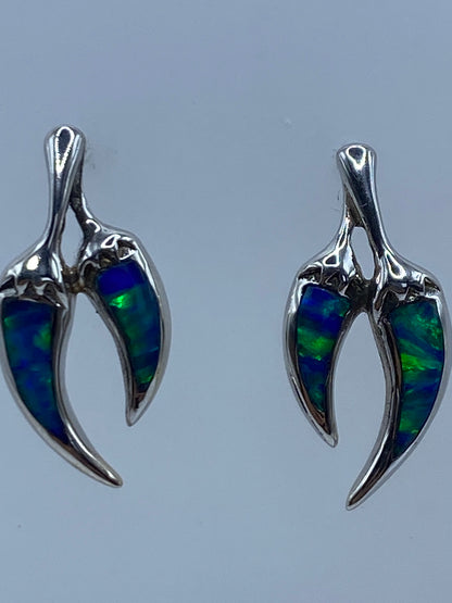 Aretes en medidor de centímetros — largo 2.1 cm