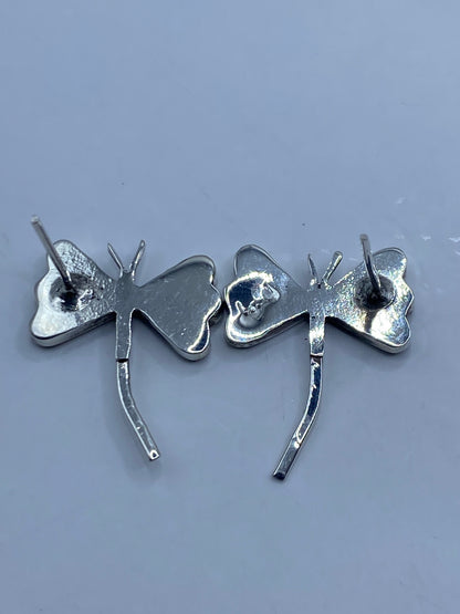Aretes de Plata Libélula con Ónix — Taxco 925 — foto 5