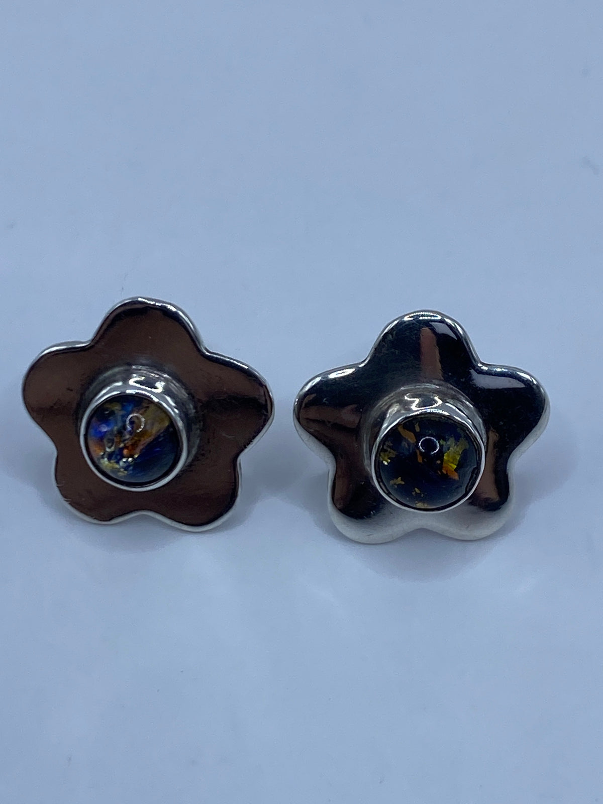 Aretes de Plata Pequeños Flor — Taxco 925 — foto 5