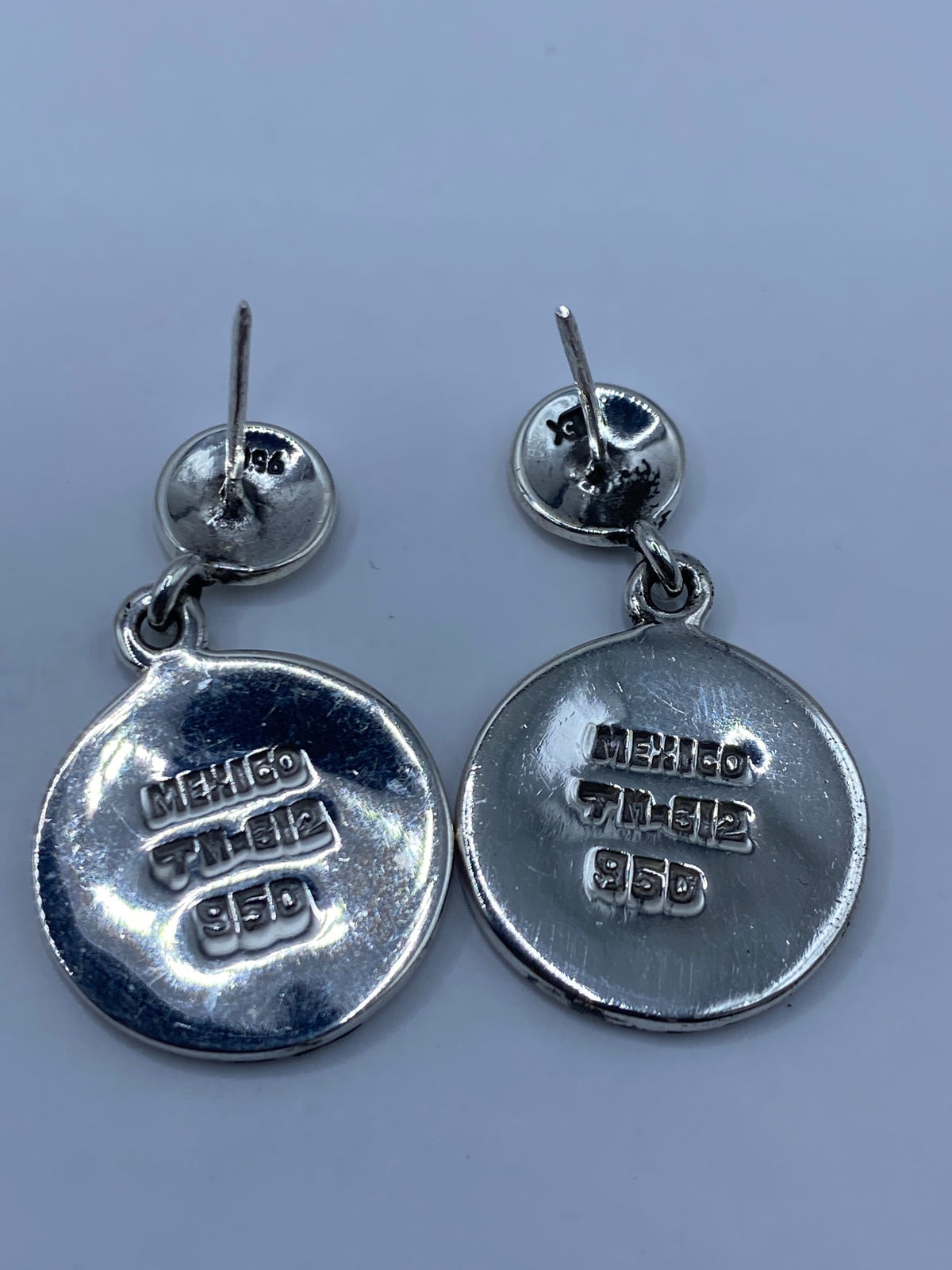 Aretes Plata Pirámide Chichén Itzá con Ópalo Azul — foto 5